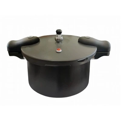 Hard Anodized Pressure Cooker With Steamer