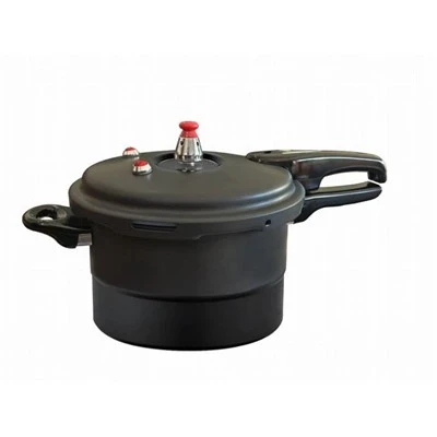 Smooth Surface Hard Anodized Pressure Cooker